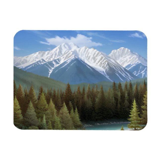  Parc national de Banff, Alberta, Canada.  Magnet (Horisontell)