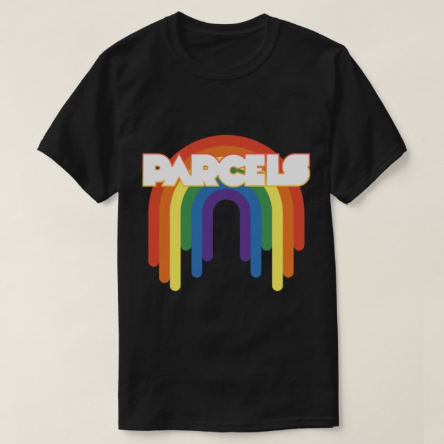 Parcels rainbow theme Classic T-Shirt (Design framsida)