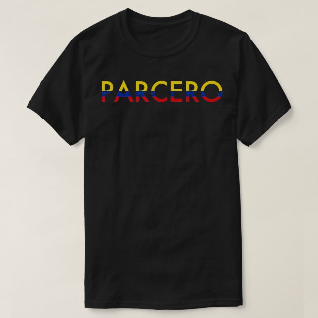Parcero Colombia colombiansk Slang T Shirt (Design framsida)