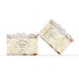 Parchement Papper Stil Soap Band/etikett