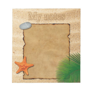 Parchering på Sand "My notes" - Anteckningsblock