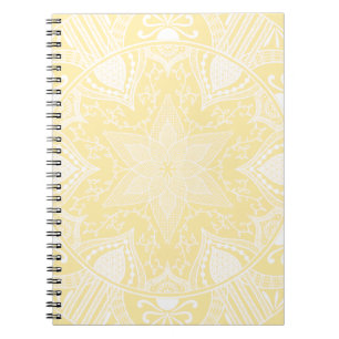 Parchment Mandala Anteckningsbok Med Spiral