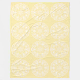 Parchment Mandala Fleecefilt