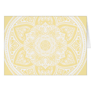 Parchment Mandala Hälsningskort