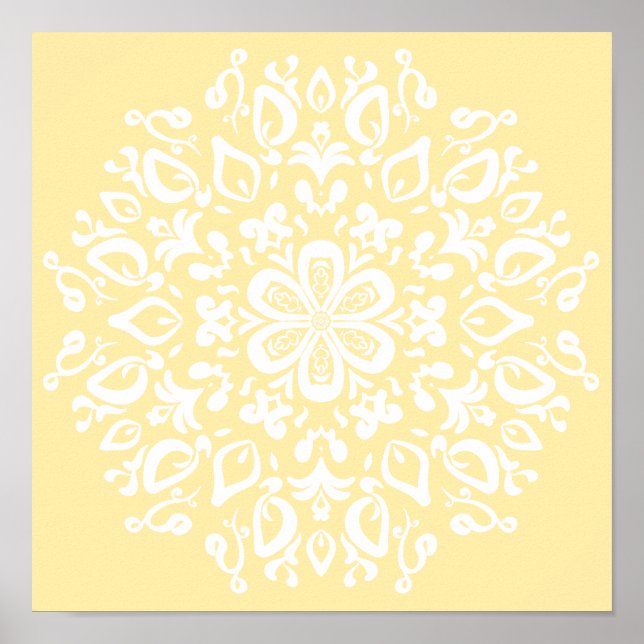 Parchment Mandala Poster (Framsidan)