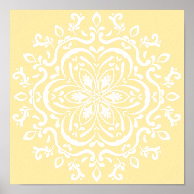 Parchment Mandala Poster (Framsidan)