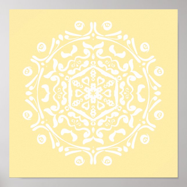 Parchment Mandala Poster (Framsidan)