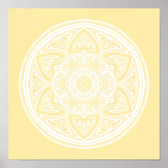 Parchment Mandala Poster (Framsidan)