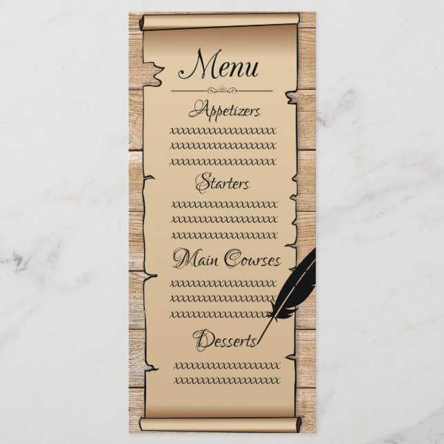 Parchment Meny (Framsida)