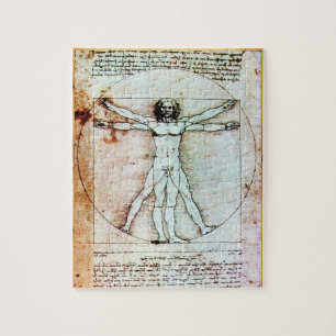 Parchmenten för VITRUVIAN-MANantikvitet Pussel