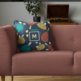 Pardel Rackets Mönster med inledande Kudde