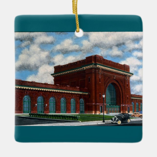 "Pardon Me Boy" by Tom Rock Ceramic Ornament (Framsida)