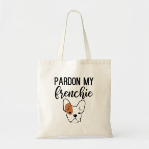 Pardon My Frenchie Tote Bag Tygkasse