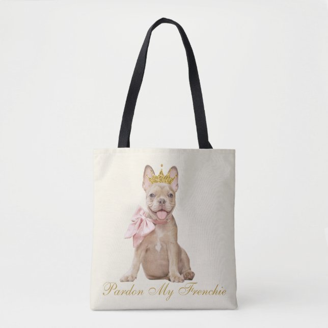Pardon My Frenchie Tygkasse (Framsida)