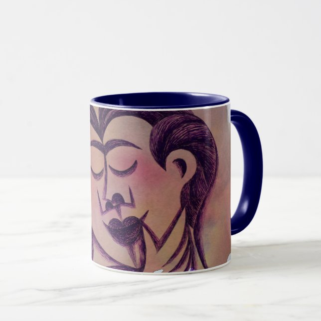 Pareja de enamorados mugg (Framsida höger)