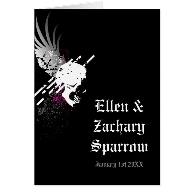 parens skallkort hälsningskort (Framsidan)