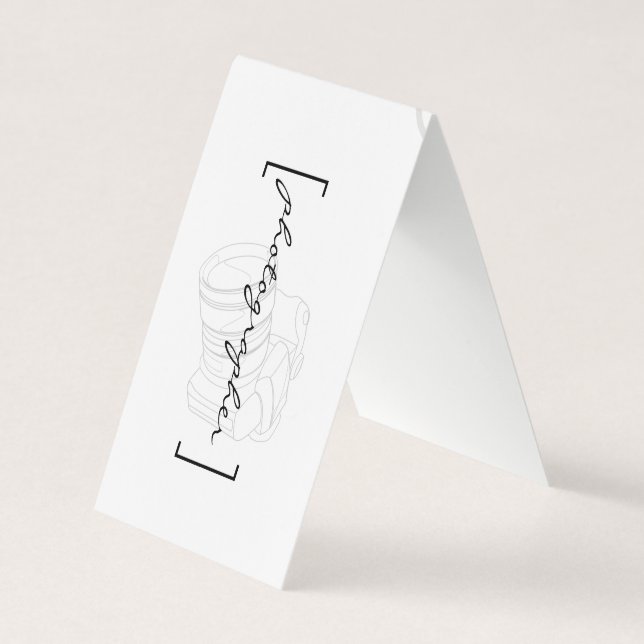 Parenteser/fotoskrivare Visitkort (Framsida)