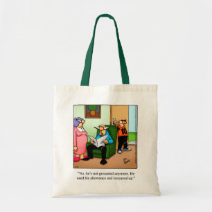 Parenthood Humor Tote Bag Tygkasse