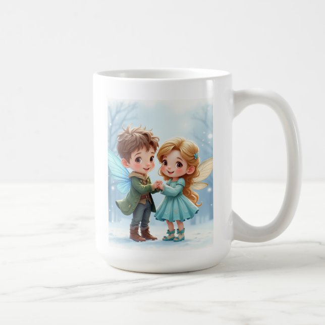Paret kärlek fairy Mugg (Höger)