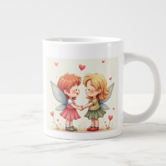 Paret kärlek fairy Mugg Jumbo Mugg