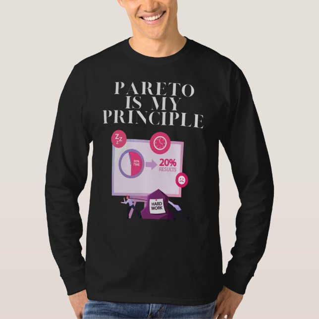 Pareto är min princip t shirt (Framsida)