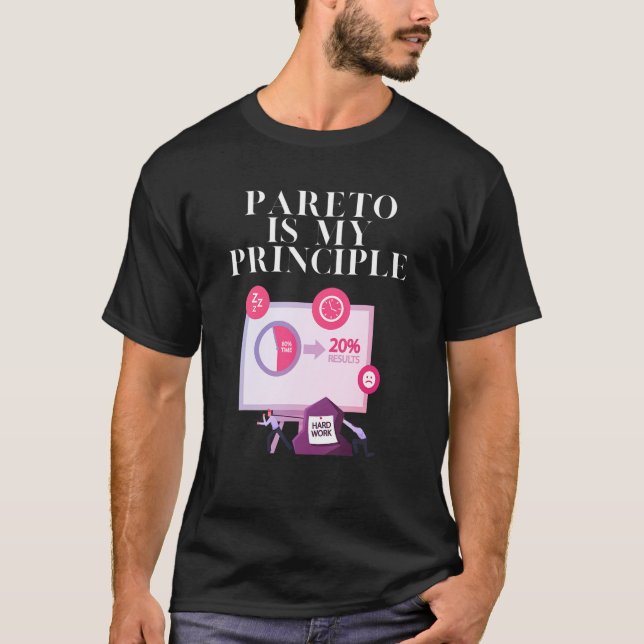 Pareto är min princip t shirt (Framsida)