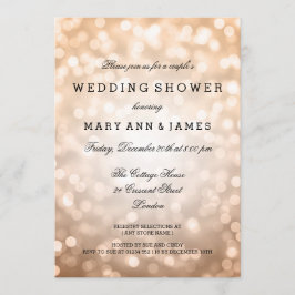 Parets möhippa förkopprar glitterljus inbjudningar