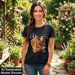 Parfoto Oss Est Grundad Datum Svart Vitt T Shirt