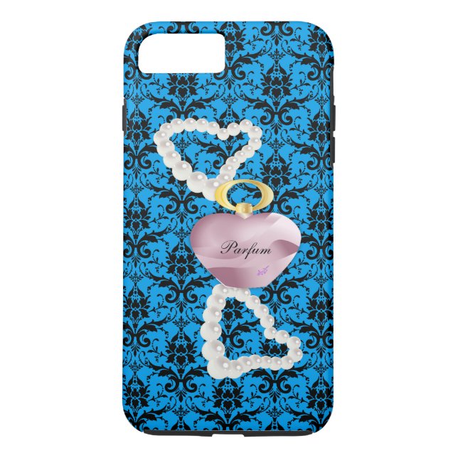 Parfum&Pearls Turcos Damask iPhone 7 Plus Fodral Case-Mate iPhone Skal (Baksida)
