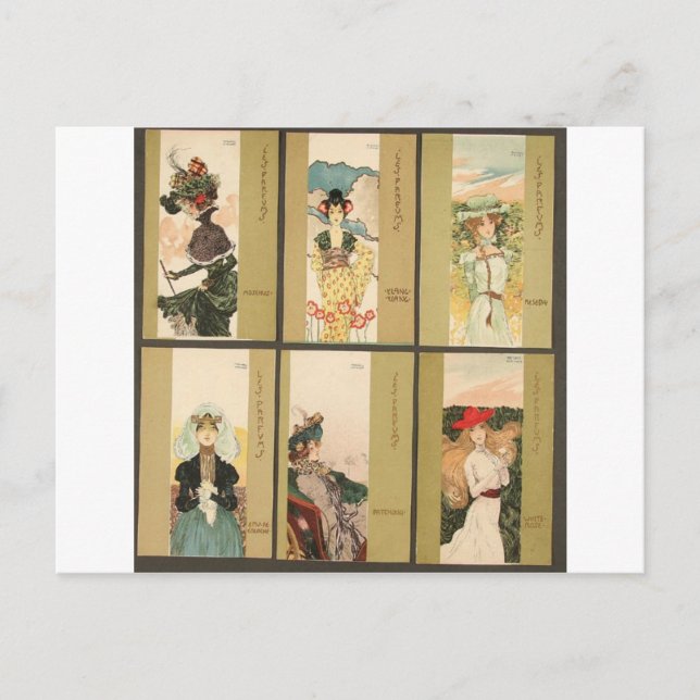 Parfums av Raphael Kirchner Vykort (Framsida)