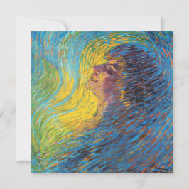 Parfym (Female Porträtt) (av Luigi Russolo) Kort