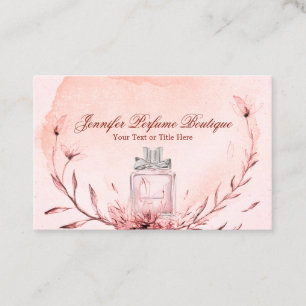 Parfym Fragrance Essential Oil Burgundy Visitkort