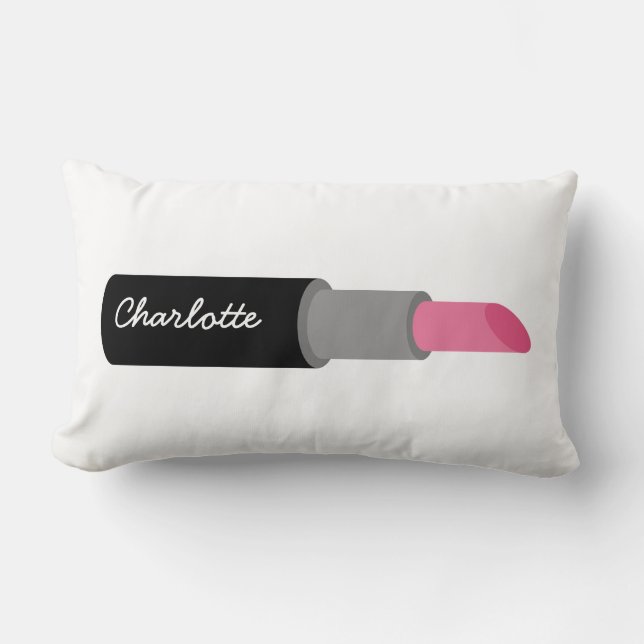 Parfym Pursument Sunglass & Lipstick Pillow Lumbarkudde (Framsida)