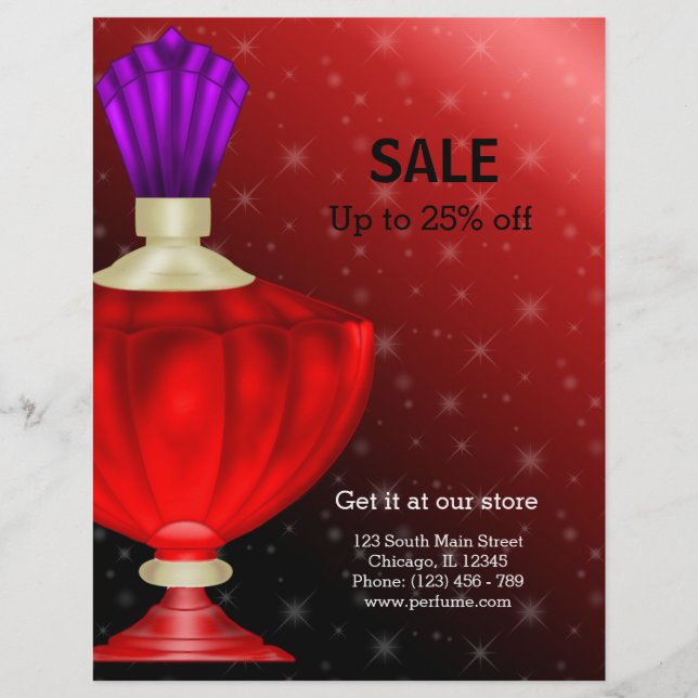 Parfym Reklamblad (Framsidan)