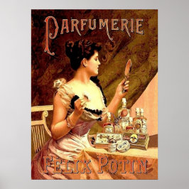Parfym Shop Vintage Advertisement Poster