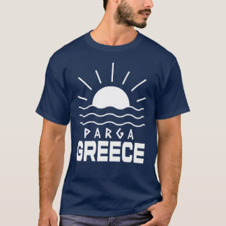 Parga Greece Sunshine, Sea Manar Navy Blue T Shirt