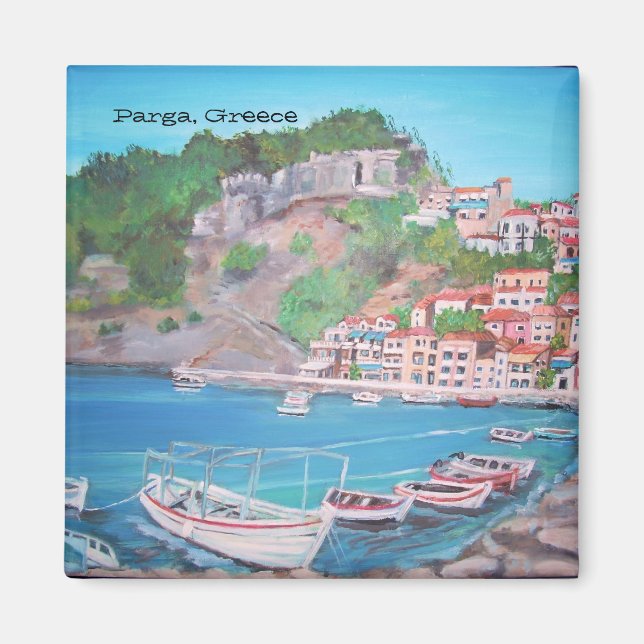 Parga, Grekland - Magnet (Framsidan)
