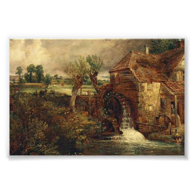 Parham Mill av John Constable Fototryck (Framsidan)
