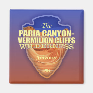 Paria Canyon - Vermilion Cliffs (pilhuvud) Magnet