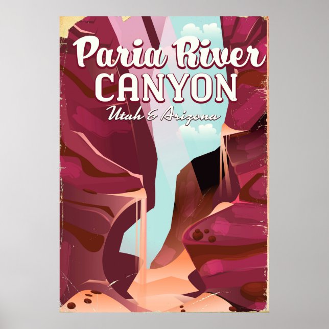 Paria River Canyon, Utah & Arizona Poster (Framsidan)