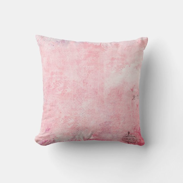 Parieiffel torn vintage-duvor kudde (Framsida)