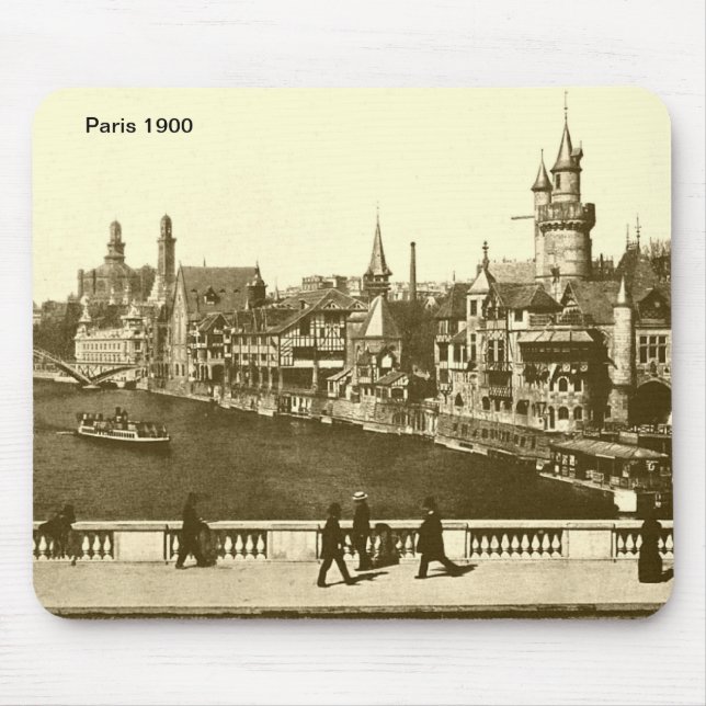 Paris 1900 Mousepad Musmatta (Framsidan)