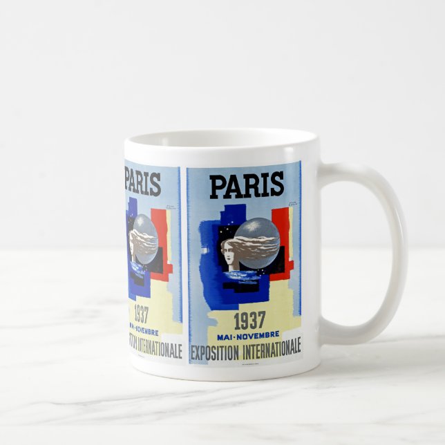 Paris 1937 ~ Exposition International Kaffemugg (Höger)