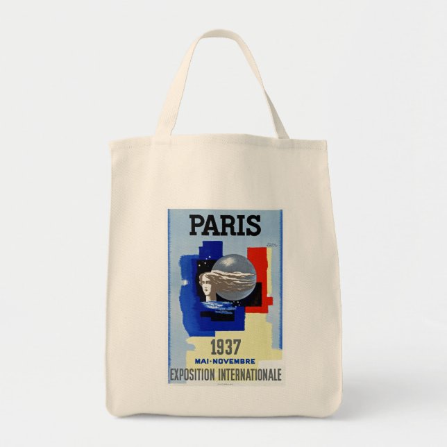Paris 1937 ~ Exposition International Tygkasse (Framsidan)