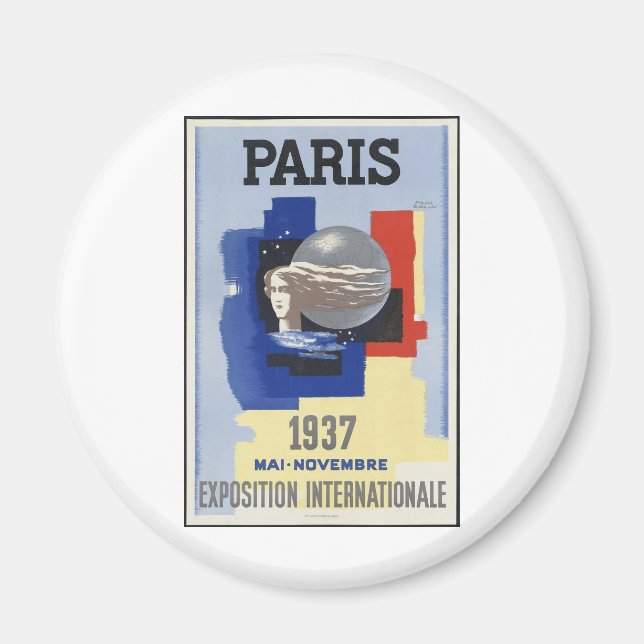 Paris 1937 magnet (Framsidan)