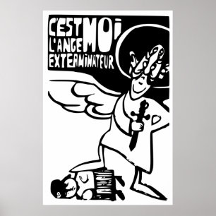 Paris 1968 Student Graffiti - Exterminating Angel Poster