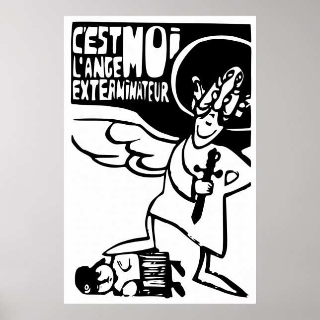 Paris 1968 Student Graffiti - Exterminating Angel Poster (Framsidan)