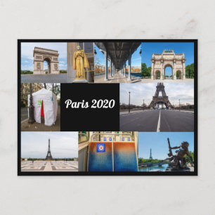 Paris 2020 under Covid-19 Lockdown Vykort