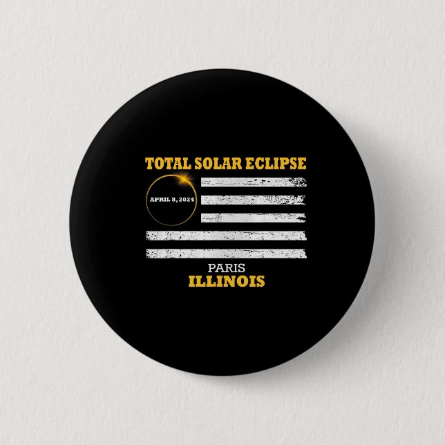 Paris 2024 Solar Eclipse 2024 040824 Eclipse Knapp (Framsida)