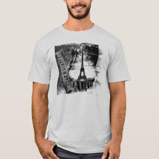 Paris #2 för vintageEiffel torn T-tröja T Shirt